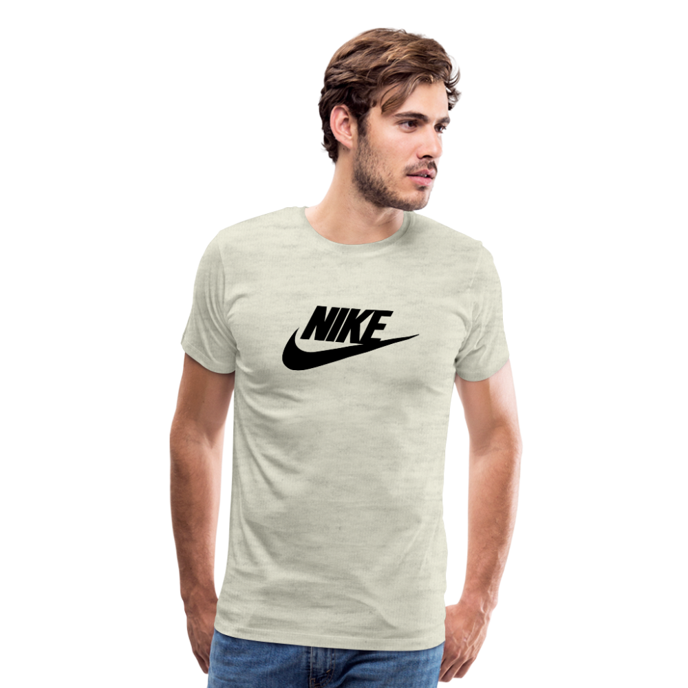 nike Men's Premium T-Shirt - heather oatmeal