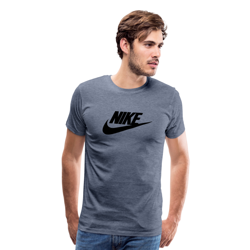 nike Men's Premium T-Shirt - heather blue