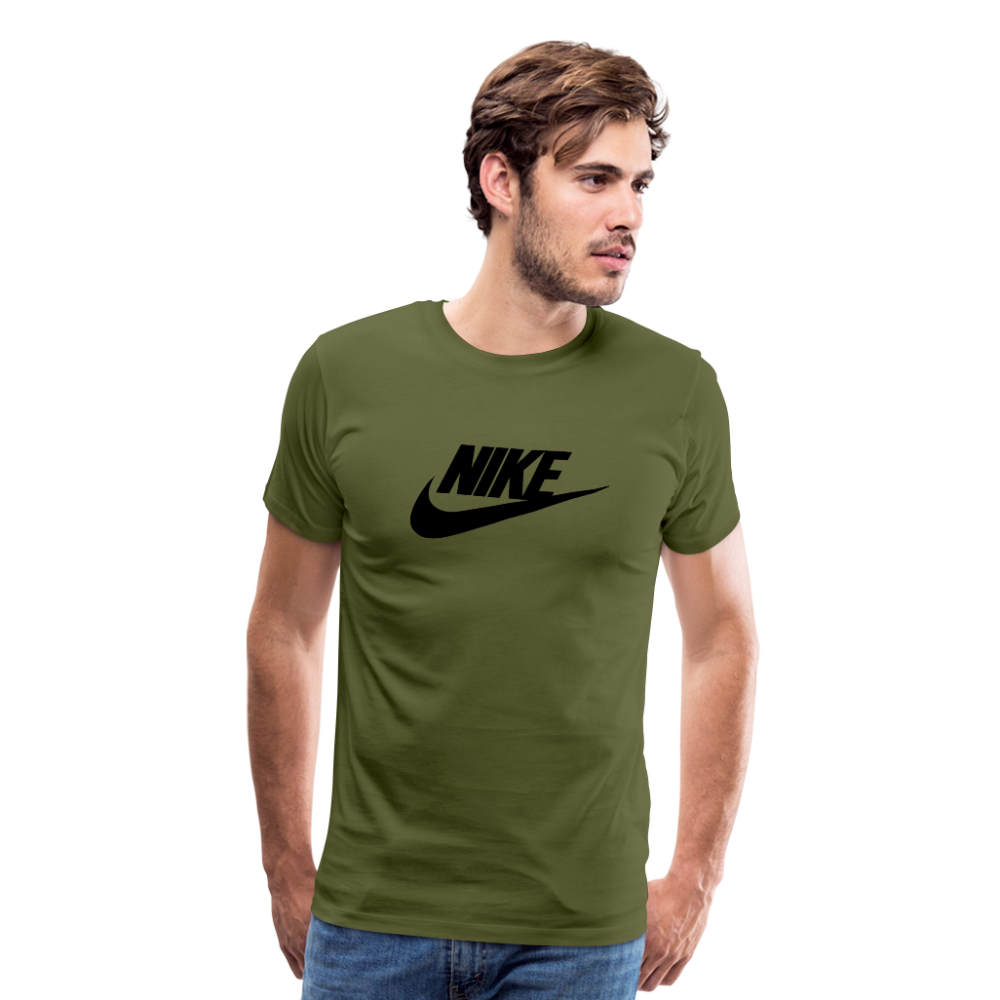 nike Men's Premium T-Shirt - olive green